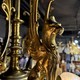 Antique chandelier "Gargoyle Lions"