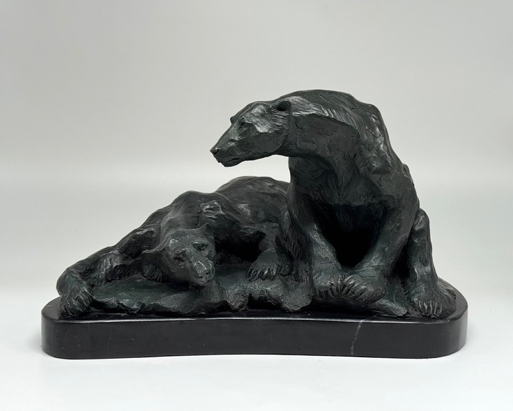 Антикварная скульптура
"Белые медведи"