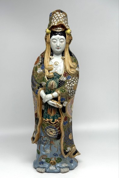Антикварная скульптура «Гуаньнинь», Кутани