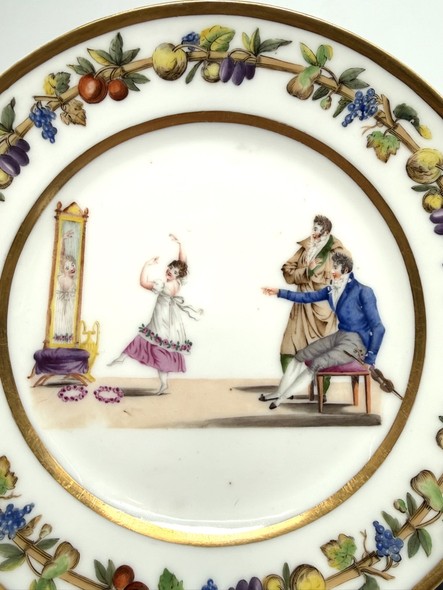 Антикварная тарелка, Юсуповский завод