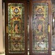 Antique stained glass doors