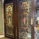 Antique stained glass doors