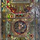 Antique stained glass doors