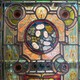Antique stained glass doors