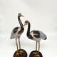 Антикварные скульптуры «Журавли»