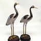 Антикварные скульптуры «Журавли»