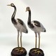 Антикварные скульптуры «Журавли»