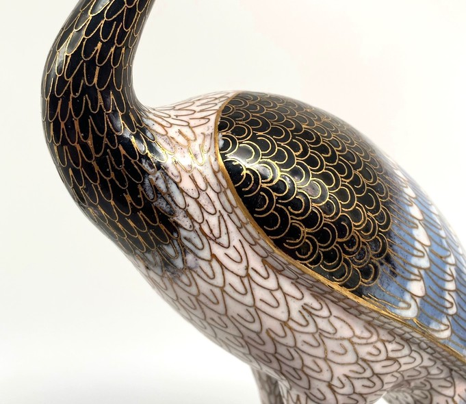 Антикварные скульптуры «Журавли»