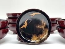 Антикварный набор мисок «Журавли»
Япония