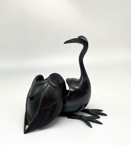 Старинная курильница «Журавль»