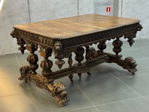 An antique table