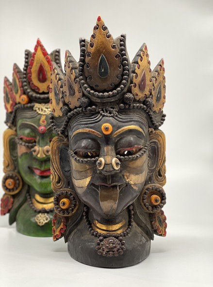 Tibetan masks
"Kali and Green Tara"