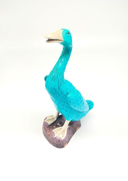 Винтажная скульптура «Гусь»