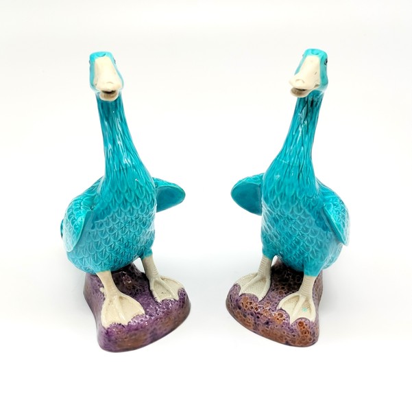 Vintage sculpture "Ducks"