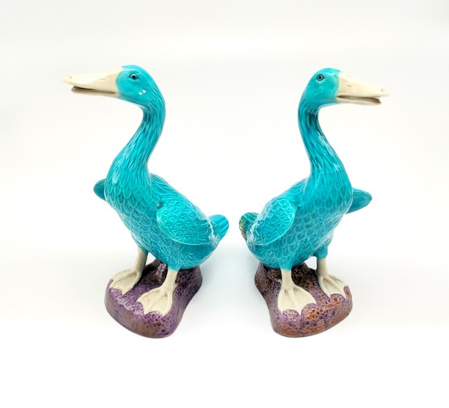 Vintage sculpture "Ducks"