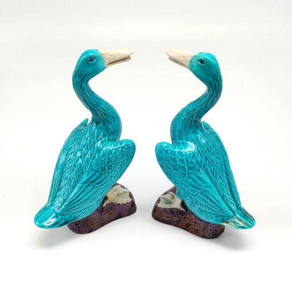 Vintage sculpture "Ducks"