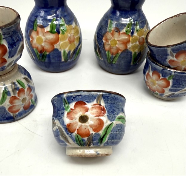 Винтажный набор для саке «Нарцисс»