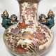 Antique vase "Pheasants", Satsuma