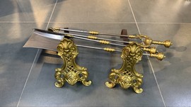 Антикварные каминные принадлежности,
Людовик XIV