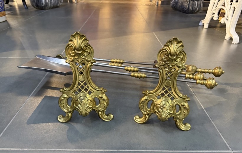 Антикварные каминные принадлежности,
Людовик XIV