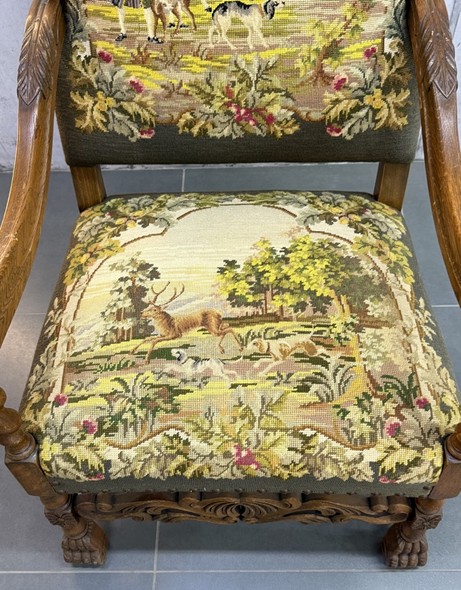 Антикварные кресла, 
Неоренессанс