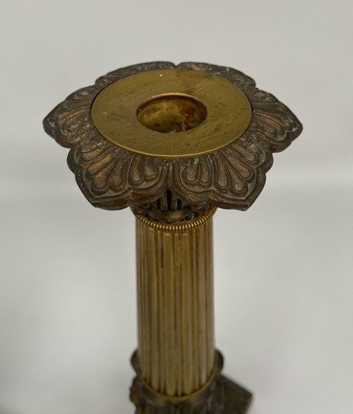 Антикварные парные подсвечники, 
Ампир