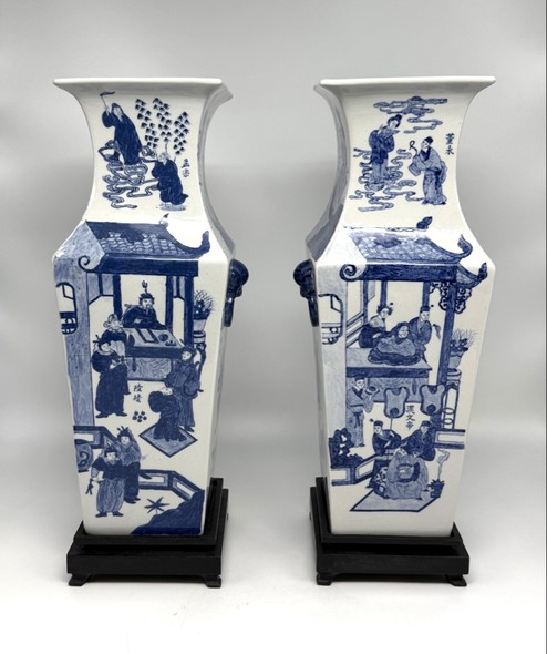 Antique paired vases,
China