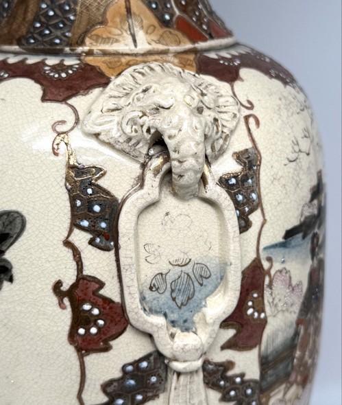 Antique paired vases,
Japan