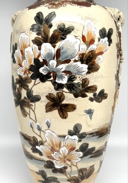 Antique paired vases,
Japan