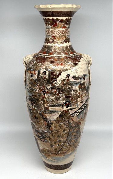 Antique paired vases,
Japan