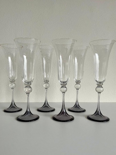 Набор бокалов флютэ, Vetreria