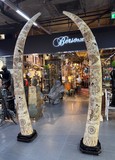 Paired interior decorations "Tusks"