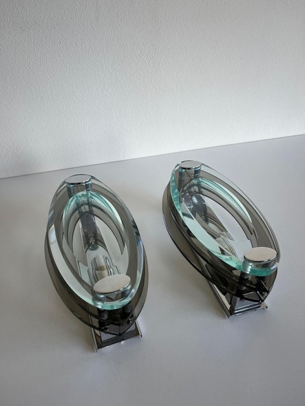 A pair of wall sconces, VECA