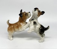 Sculpture "Playing Terriers"