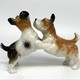 Sculpture "Playing Terriers"
