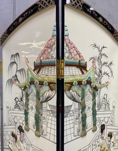 Винтажная ширма, 
шинуазри