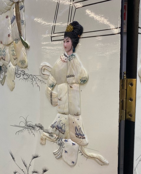 Винтажная ширма, 
шинуазри