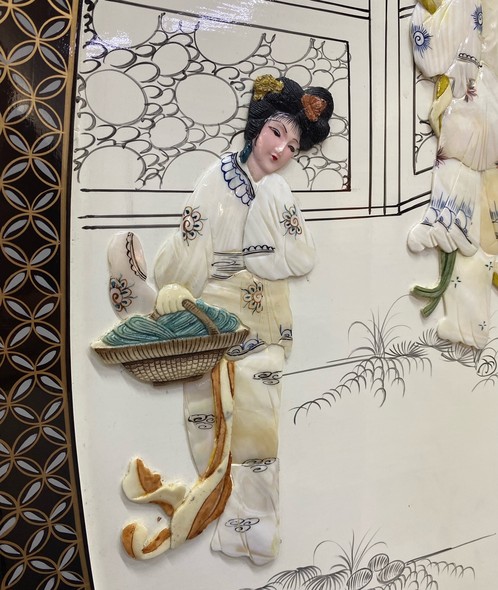 Винтажная ширма, 
шинуазри