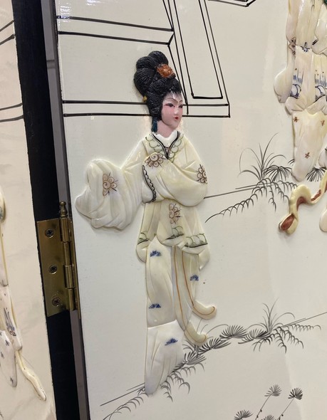 Винтажная ширма, 
шинуазри