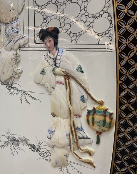 Винтажная ширма, 
шинуазри