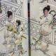 Винтажная ширма, 
шинуазри