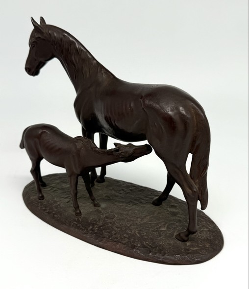 Antique composition
"Horse with a foal"