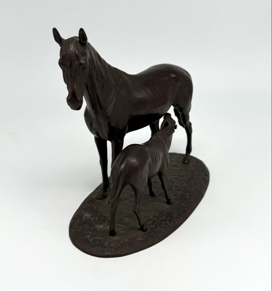 Antique composition
"Horse with a foal"