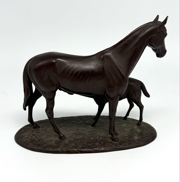 Antique composition
"Horse with a foal"