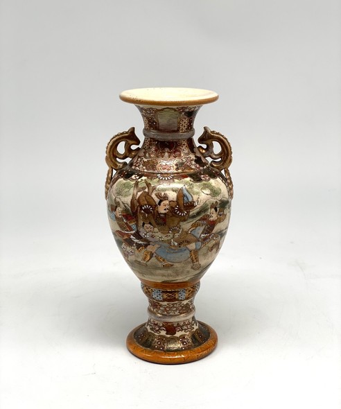 Antique vase in Satsuma style