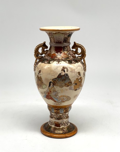 Antique vase in Satsuma style