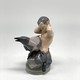 Sculpture "Faun with the Raven"
