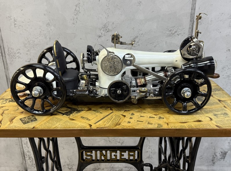 Lamp "Cabriolet" with pedestal