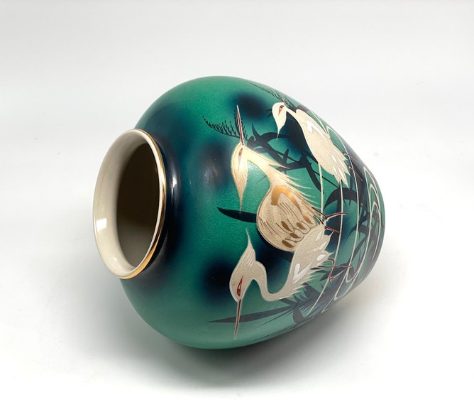 Vintage vase "Heron"