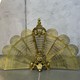 Antique fireplace screen "Fan"